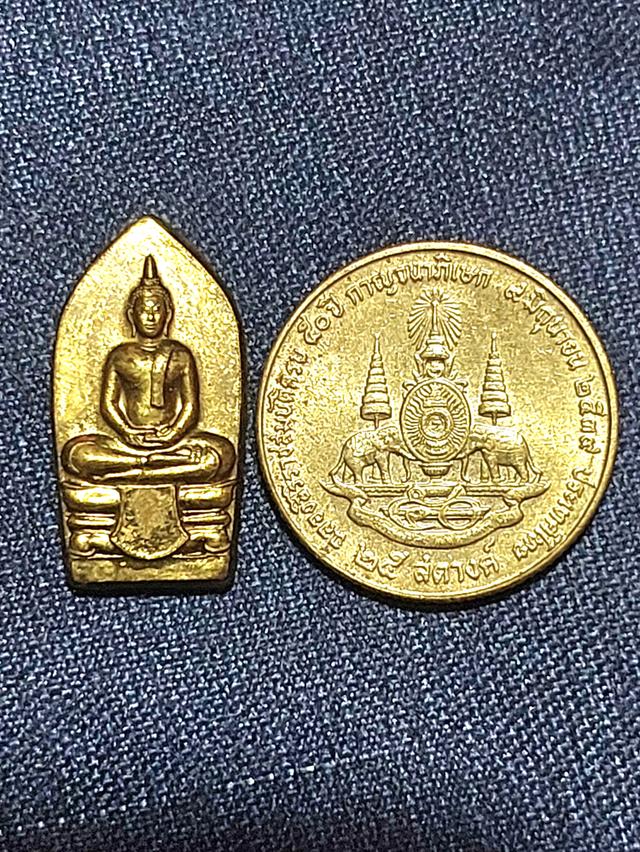 พระปรกใบมะขาม หลวงพ่อพระพุทธโสธร รุ่น พรหลวงพ่อ