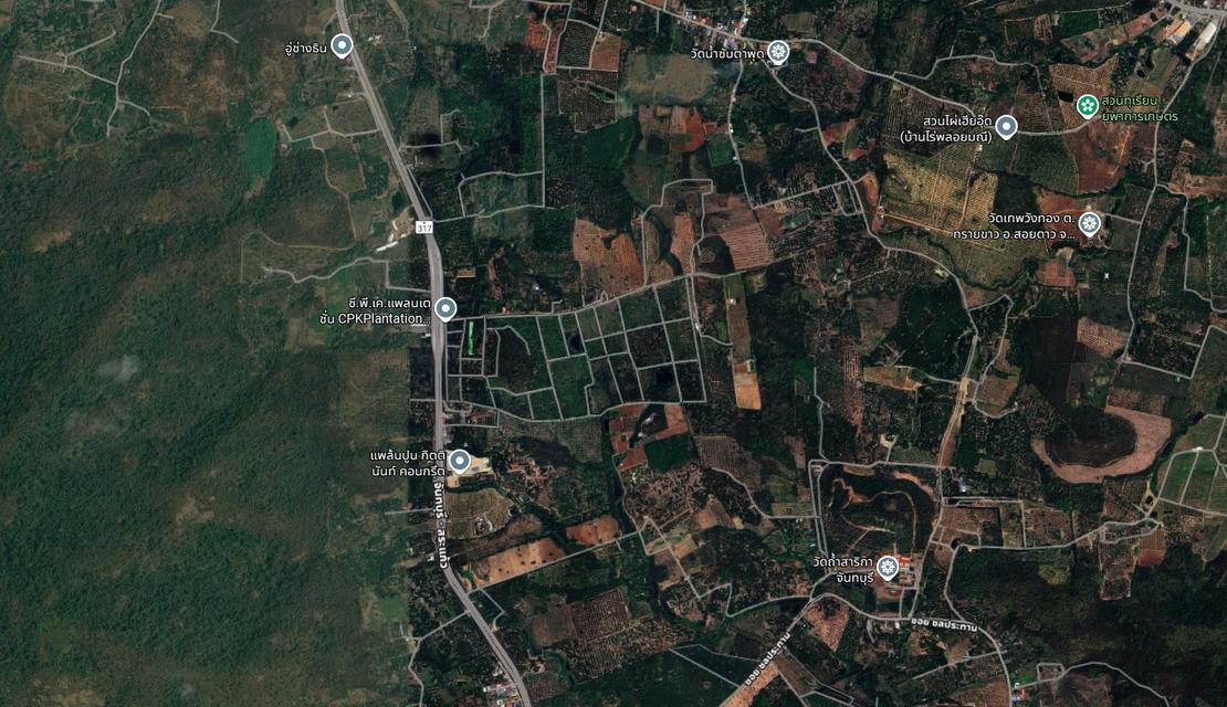 ประกาศขายที่ดินแปลงใหญ่ ติดถนนใหญ่ จันทบุรี – สระแก้ว (ทล.317) 3