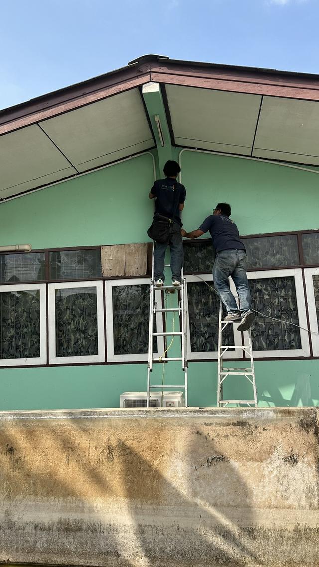 รับเดินสายโทรศัพท์ท์รับเดินสายแลนสายไฟสายกล้องวงจรปิดcctvสายลำโพงโทร0897728004ช่างศรารักษ์ รูปที่ 9