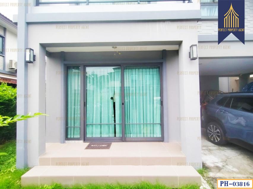 บ้านแฝด สไตล์บ้านเดี่ยว ภัสสร รามคำแหง-ราษฎร์พัฒนา พร้อมเข้าอยู่ 125 ตรม. 39.8 ตร.วา