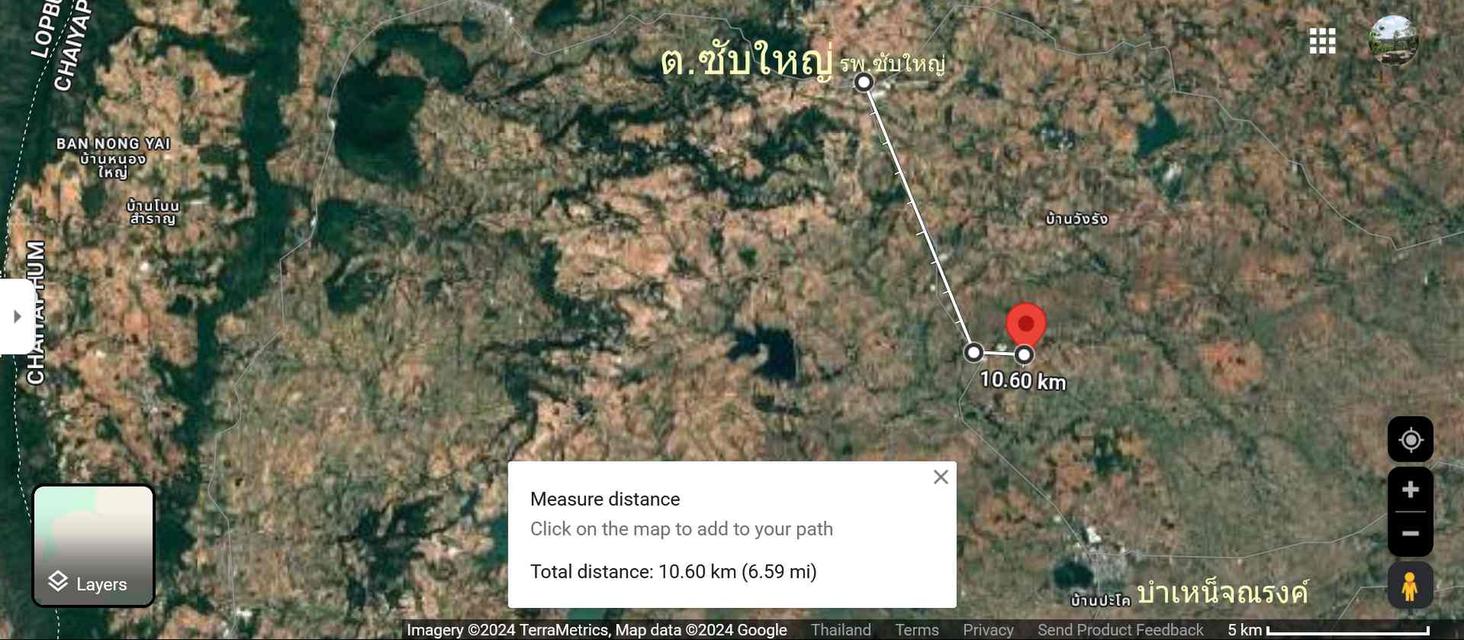 ขายที่ดิน 207 ไร่ติดถนนดำหน้ากว้าง 500เมตร อ.จตุรัสไร่ละ 1.2 แสน 4