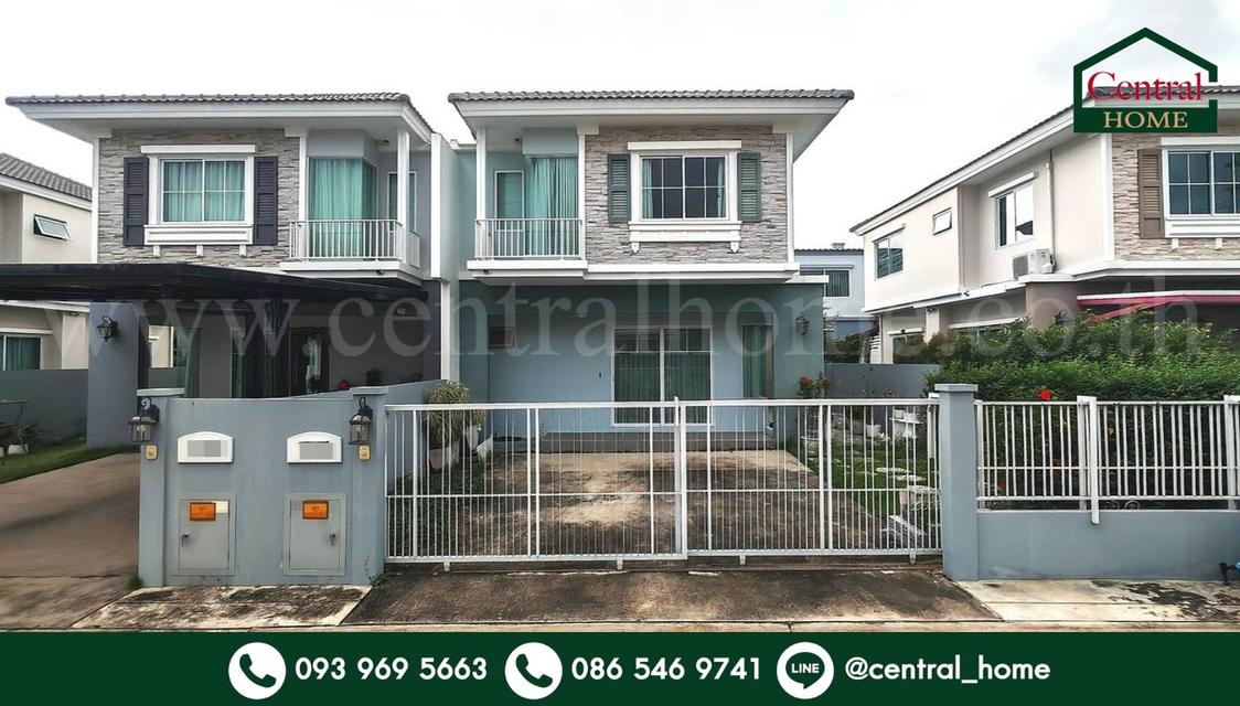 บ้านแฝด วิลลาจจิโอ เพชรเกษม - สาย 4 เฟอร์นิเจอร์ครบ พร้อมอยู่ 1