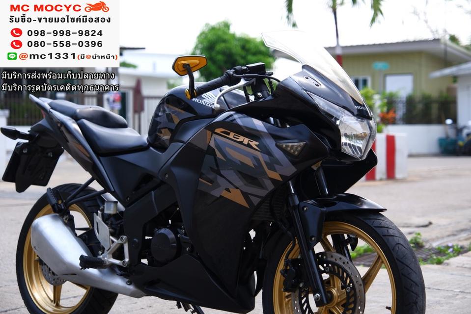 CBR 150 สีดำ 2016 ทะเบียนสวย รถบ้านแท้ เครื่องท่อเดิมๆ เล่มครบพร้อมโอน No204 3