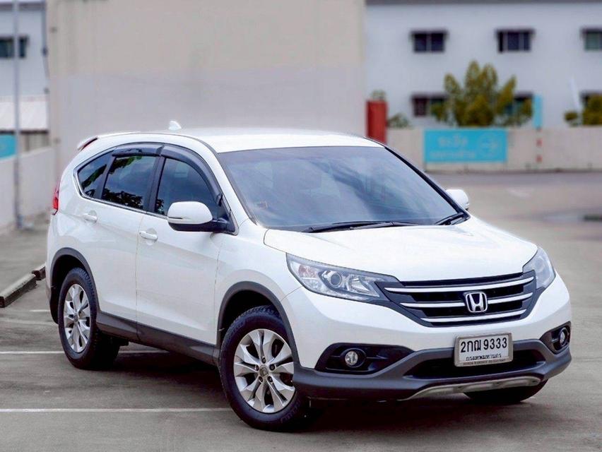 รหัสรถ QT9333 HONDA CRV 2.0 E (i-VTEC) เกียร์ Auto 4WD สีขาวมุก ปี 2014  3