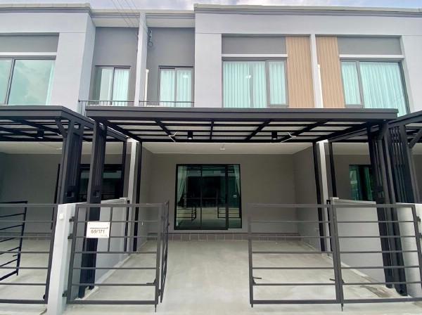  ให้เช่าทาวน์โฮมย่านบางพลี ขนาด 106 ตรม. โครงการ Pleno Sukhumvit Bangna2 พลีโน่ สุขุมวิท-บางนา 2 ตำบลบางแก้ว อำเภอบางพลี สมุทรปราการ