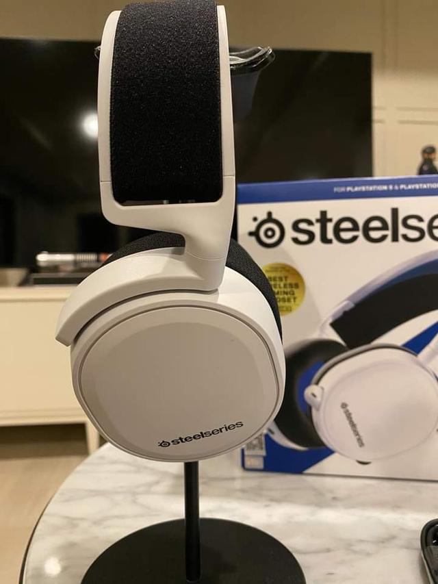 หูฟังเกมมิ่ง SteelSeries Arctis 7P Plus Wireless White  3