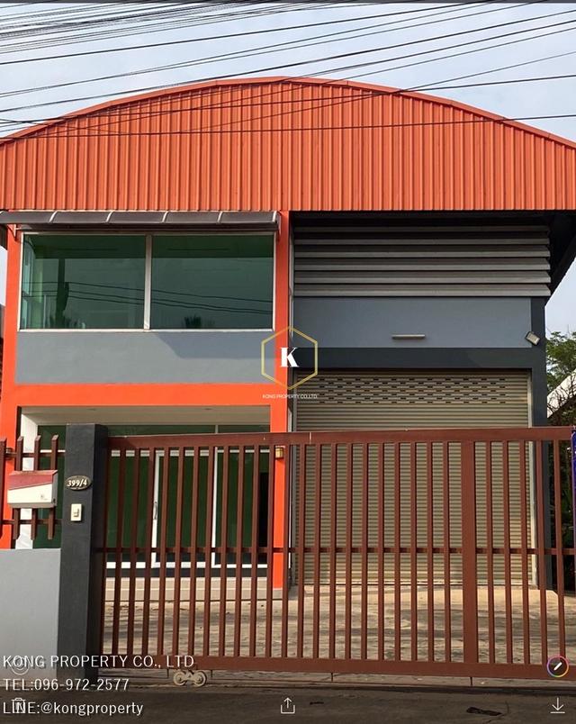 ให้เช่าโกดังพร้อมออฟฟิศ คลองมะเดื่อ กระทุ่มแบน สมุทรสาคร พื้นที่ 520 ตร.ม 1