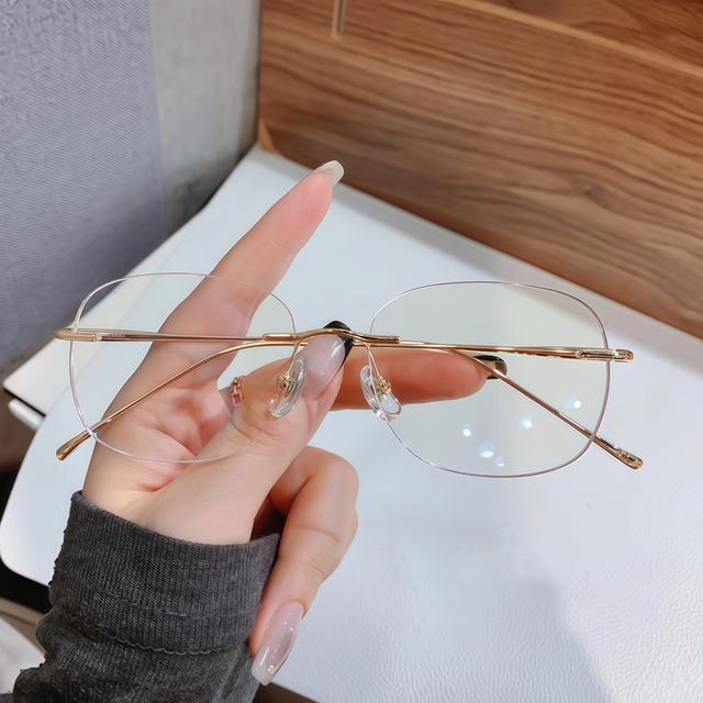 rimless แว่นตากรองแสงไร้ขอบ 3