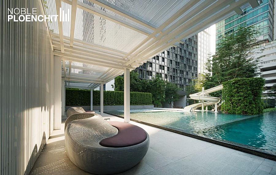คอนโด โนเบิล เพลินจิต ติด BTS เพลินจิต (มีลิฟท์ส่วนตัว) 60 ตารางเมตร 1 ห้องนอน ชั้น20 ตกแต่งครบ 10
