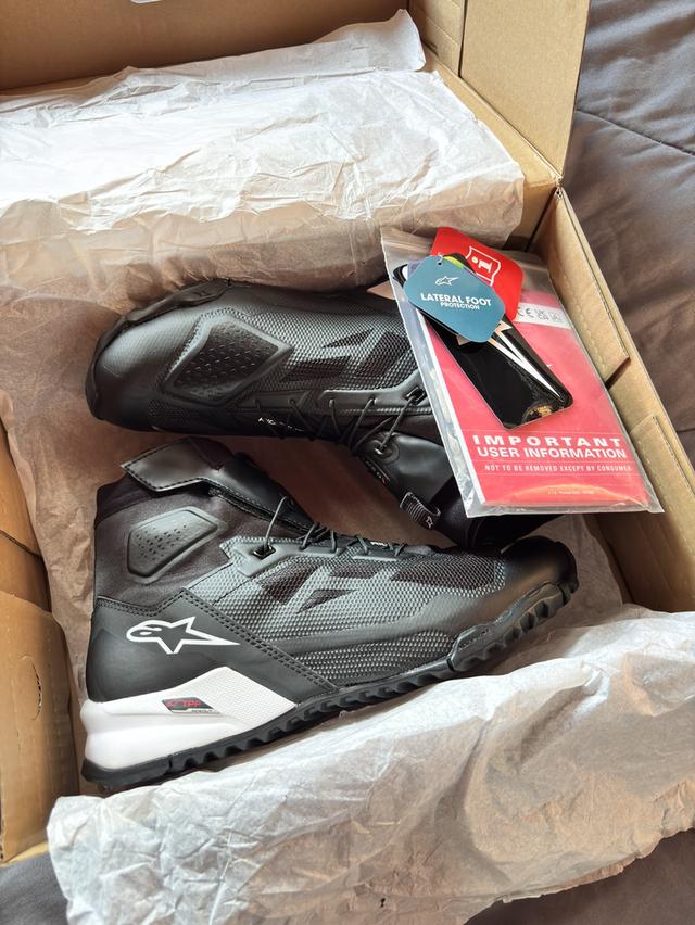 รองเท้าการ์ด Alpinestar รุ่น CR-1 Black White [Size 8] (40.5) รูปที่ 3