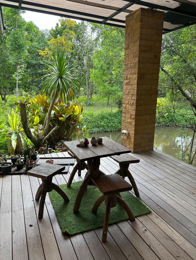 ที่ดินพร้อมอาคาร ย่านสระบุรี ติดน้ำ วิวเข้า ที่สี่เหลี่ยมแปลนสวย 5