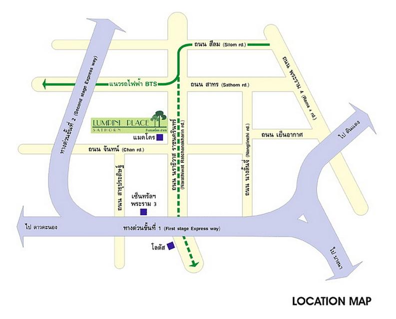ให้เช่า Condo Lumpini Place Sathorn ติดห้างแม็คโคร สาทร ขนาด 30 ตารางเมตร แบบสตูดิโอ ชั้น3 ตึกB วิวเมือง ตกแต่งครบ 7