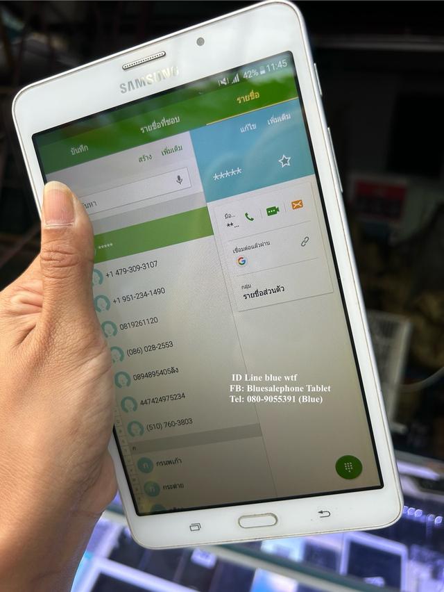 Samsung Tab A(6) จอ7นิ้ว ใส่ซิมโทรได้ ใช้งานปกติหมด ได้ทุกซิม สภาพสวย รูปที่ 8