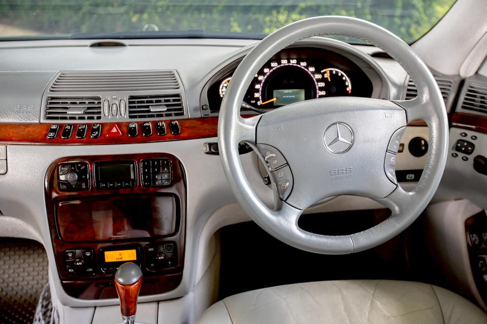 Benz S280 Sedan ปี 2001 สีน้ำเงิน สวยสภาพดีมาก 13