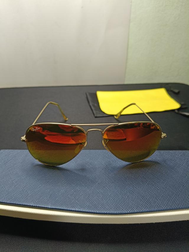แว่นตากันแดด ทรงนักบิน RB3025 (58-14) Made in Italy งานวินเทจแท้100% รูปย่อยที่ 4