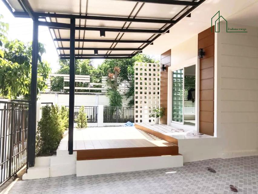บ้านเดี่ยวหลังมุม หมู่บ้านเพอร์เฟค พาร์ค สุวรรณภูมิ เฟส 2 ถนนร่มเกล้า ฟรีโอน