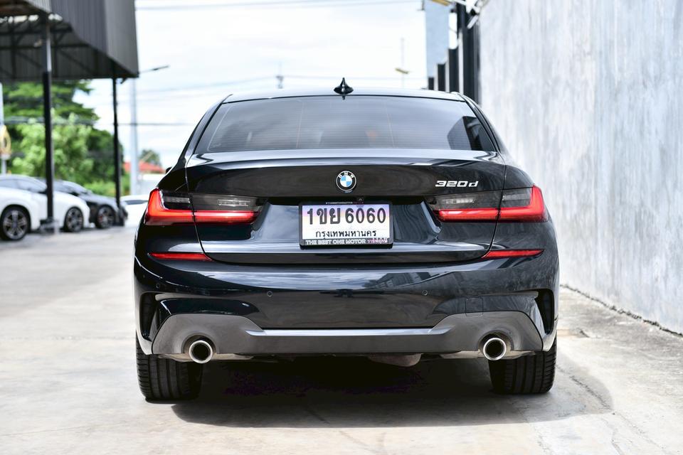 BMW SERIES-3 320d M-SPORT G20 2022 สีดำ มี Warranty ถึง ตุลา 2026 รูปที่ 5
