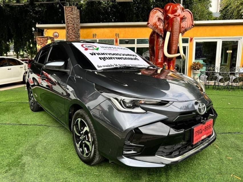 #TOYOTA YARIS รุ่น SPORT เครื่อง1.2cc. เกียร์AUTO ปี 2024 #รถมือเดียวป้ายเเดงไมล์แท้100%คะ
