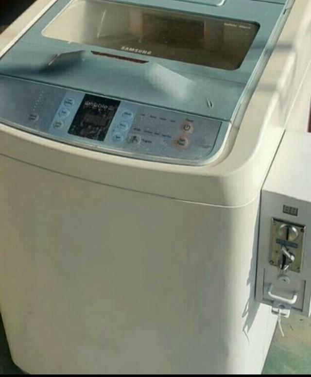 รูป เครื่องซักผ้าหยอดเหรียญมือสอง