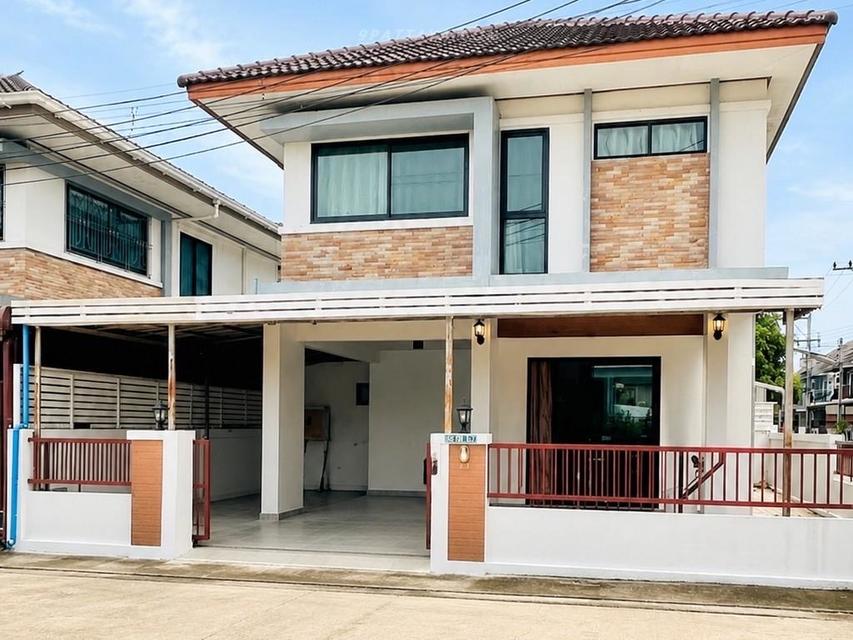 For Rent — Bann Urai Park Ville, Nong Prue Pattaya 3-bedroom house in a quiet village near Mitril Intersection, Nong Prue. Good location รูปที่ 1