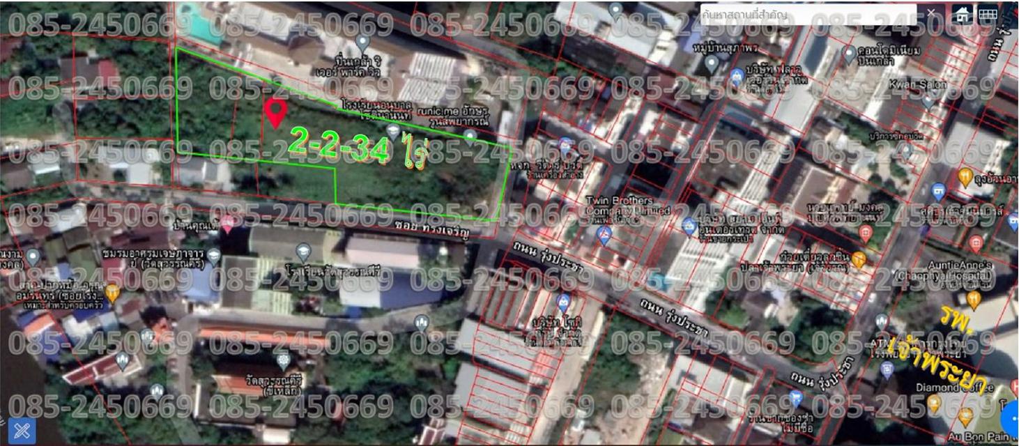 รูป ที่ดินปิ่นเกล้าถนนรุ่งประชา ซอยรพ.เจ้าพระยา จากถนนบรมฯ600เมตร 2