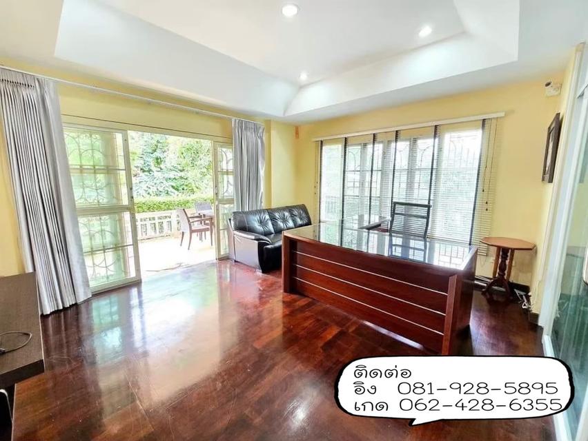 ขาย บ้านเดี่ยว บ้านมัณฑนา รังสิต คลอง 2 200 ตรม. 92.3 ตร.วา 3นอน 3น้ำ หลังมุม ห้องทำงาน ห้องครัว ห้องแม่บ้าน  3