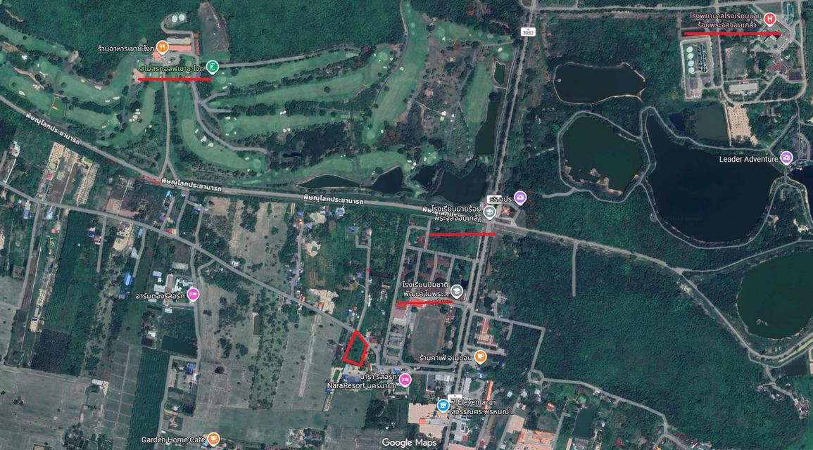 ขายที่ดิน 2 ไร่ ถมแล้ว ใกล้สนามกอล์ฟ รร.จปร. ต.พรหมณี หน้ากว้าง 40 เมตร เห็นวิวเขาชัด 16