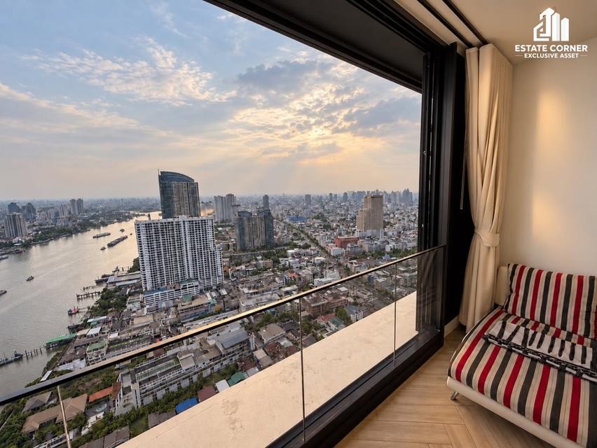 ขายคอนโด Chapter Charoennakorn - Riverside ชั้น 42 วิวโค้งแม่น้ำเจ้าพระยา | 2 ห้องนอน 79 ตร.ม. แต่งครบพร้อมอยู่! 8