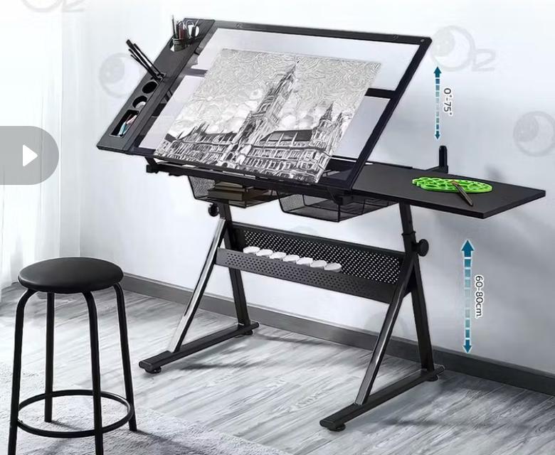 โต๊ะทำงาน วาดรูป เขียนแบบ 3