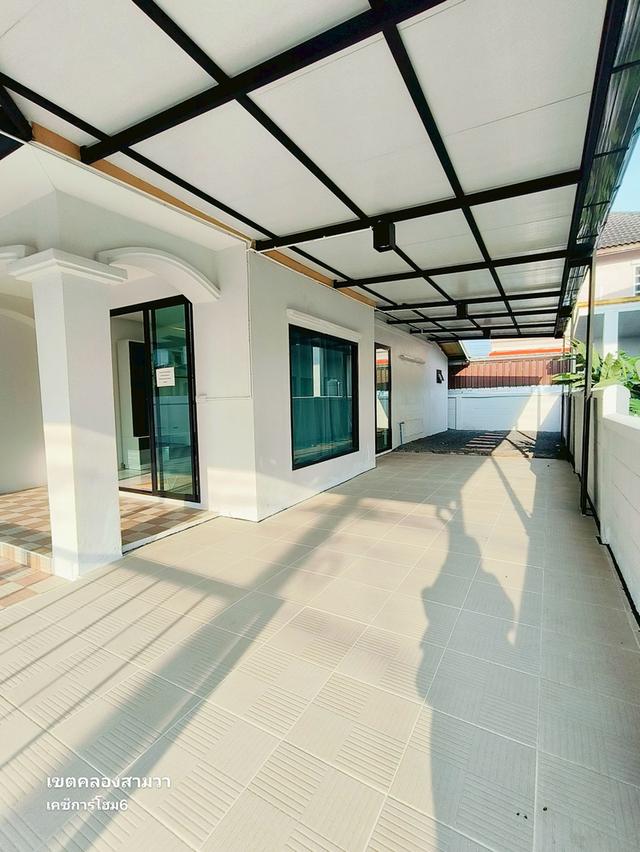 บ้านเดี่ยวมีนบุรี  คลองสามวา  นิมิตใหม่  หมู่บ้านเคซีการ์เด้นโฮม 6 บ้าน 4 ห้องนอน มีห้องนอนชั้นล่าง นัดชมบ้าน 085-318-6868 คุณวา 7