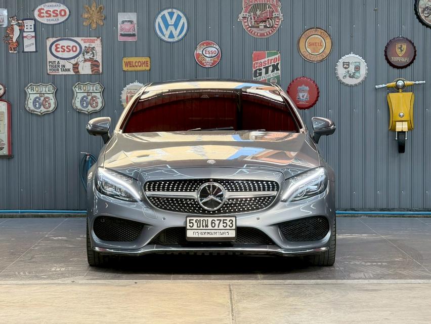 Benz C250 2.0 COUPE AMG ปี2017รถบ้าน ชุดแต่ง AMG สวยหล่อ น่าใช้งาน