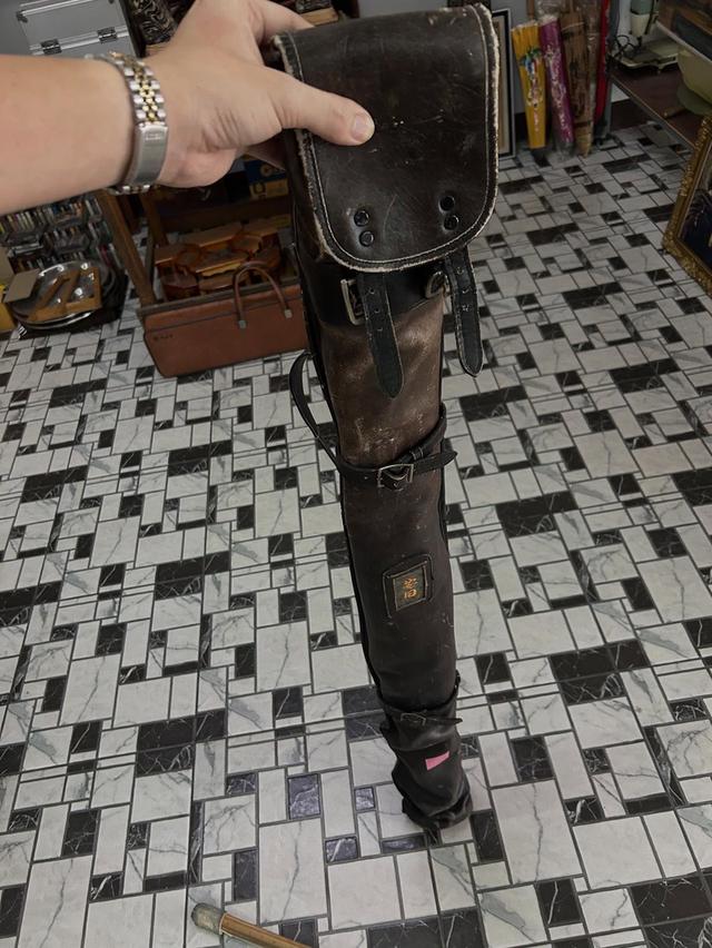 ดาบเคนโด้ ไม่ไผ่หุ้มหนัง ครบชุด พร้อมกระเป๋าหนังแท้ (ตำหนิตามภาพ) 7