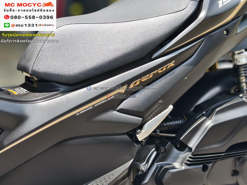 Aerox 2021 รุ่นTop Abs เลขไมล์ 8000โล รถบ้านแท้มือเดียว เครื่องท่อเดิม เล่มเขียวชุดโอนครบ  No1007    15