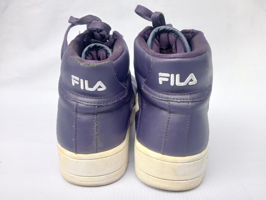 FILA ผ้าใบหุ้มข้อมือสอง สีม่วง สภาพสวย จัดส่งฟรี!!! เก็บปลายทาง 5