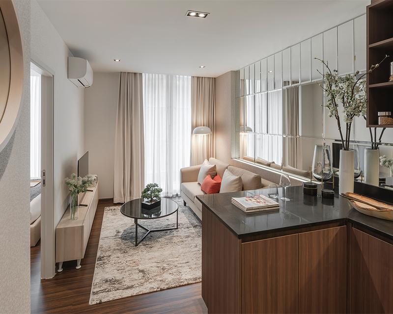 ขายคอนโด U Charoen Residence Town in Town 1 ห้องนอน 34.33 ตร.ม. ชั้น 7 2