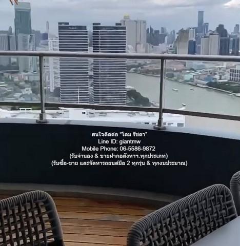 ขายคอนโด ห้อง Penthouse @วอเตอร์มาร์ค เจ้าพระยา ริเวอร์ (Watermark Chaophraya River) อาคาร A ชั้น 47 283.60 ตร.ม. 4 น 5  4