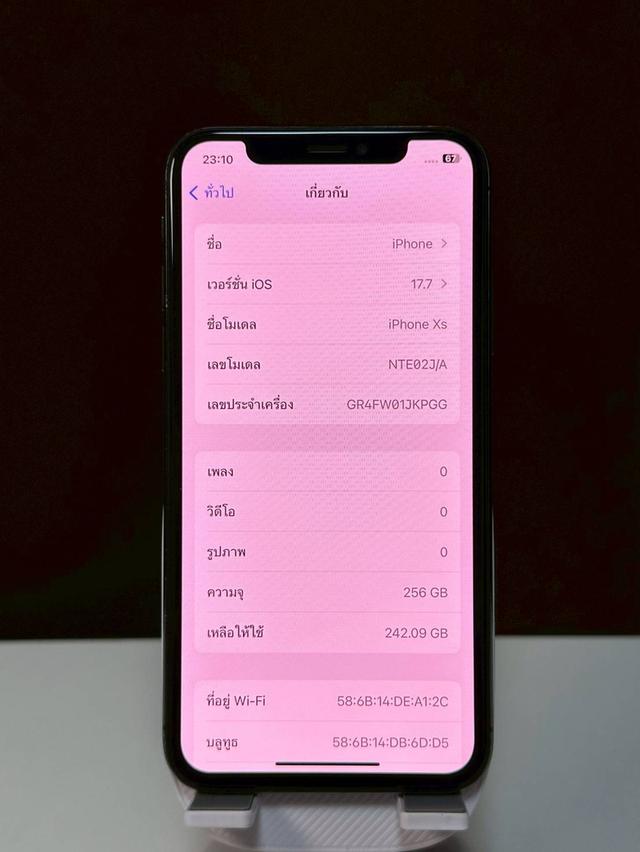 iPhone XS 256GB สีดำ (No.711) แบต 91% 7