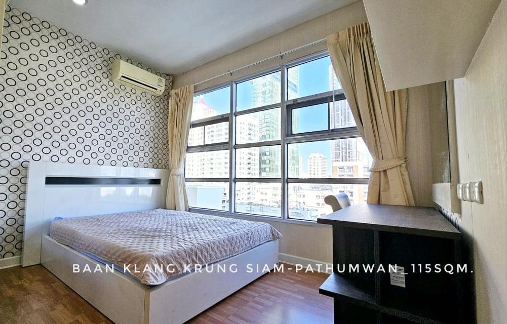 ให้เช่า คอนโด 3 bedrooms city view corner unit บ้านกลางกรุง สยาม-ปทุมวัน คอนโดมิเนียม 115 ตรม. near Siam Paragon CTW BTS 6