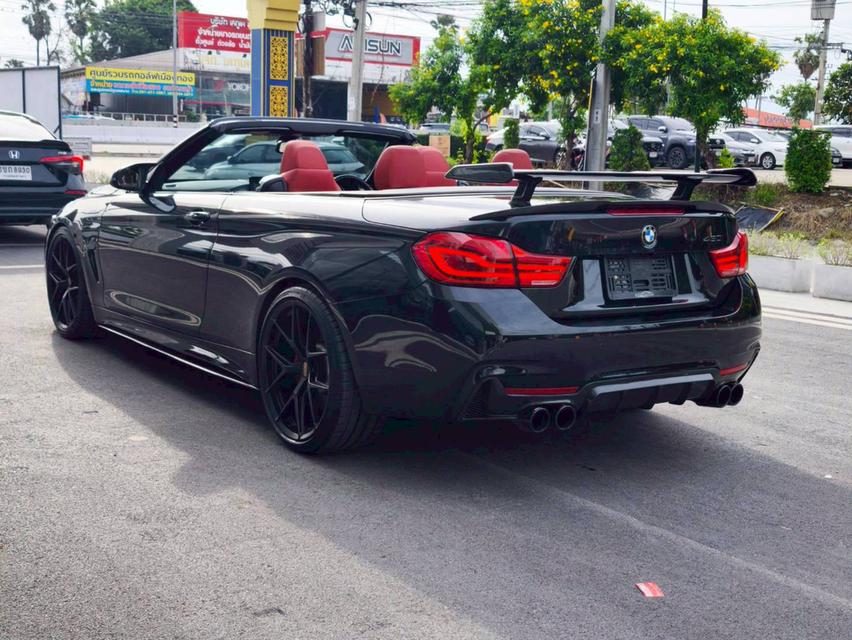 รหัสรถ KPV53 2018 BMW 430i 2.0 Convertible M-Sport สีดำ ภายในแดง 13