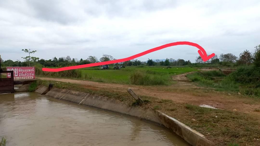 ที่นาติดคลองชลประทาน ติดเมืองเชียงราย 4
