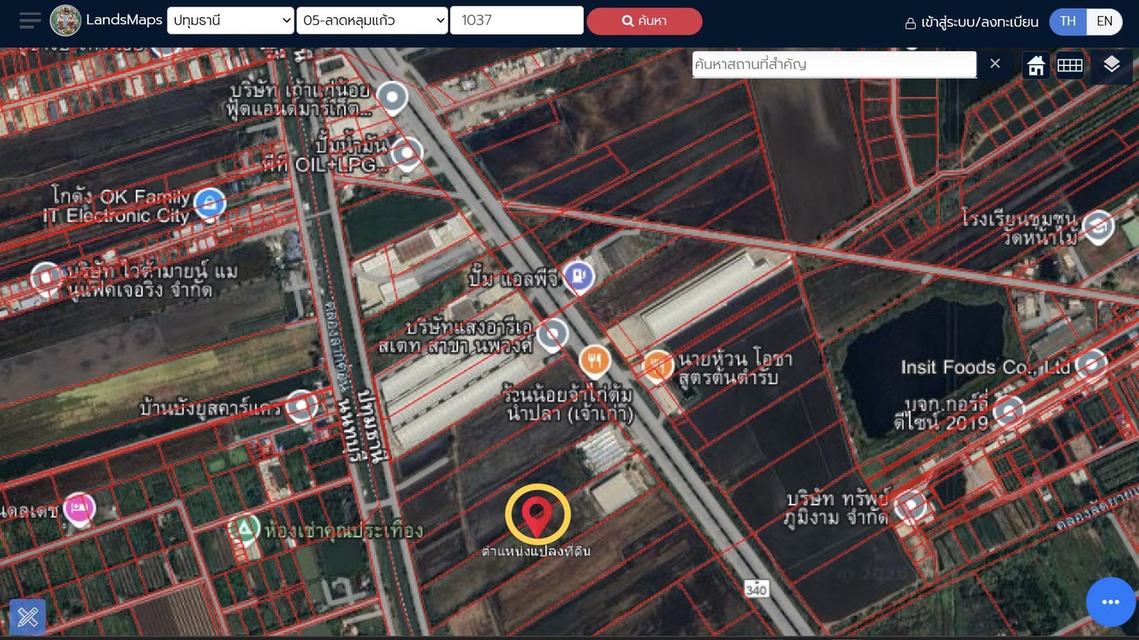 ขายที่ดิน 19-1-26 ไร่ พร้อมโรงงาน ทำเลดีเยี่ยม อำเภอลาดหลุมแก้ว จังหวัดปทุมธานี 6