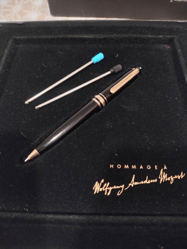 ปากกา มองบลังค์ 116 รุ่น Montblanc Meiterstuck 116 Mozart with Gold Trim Ballpoint Pen รูปย่อยที่ 3