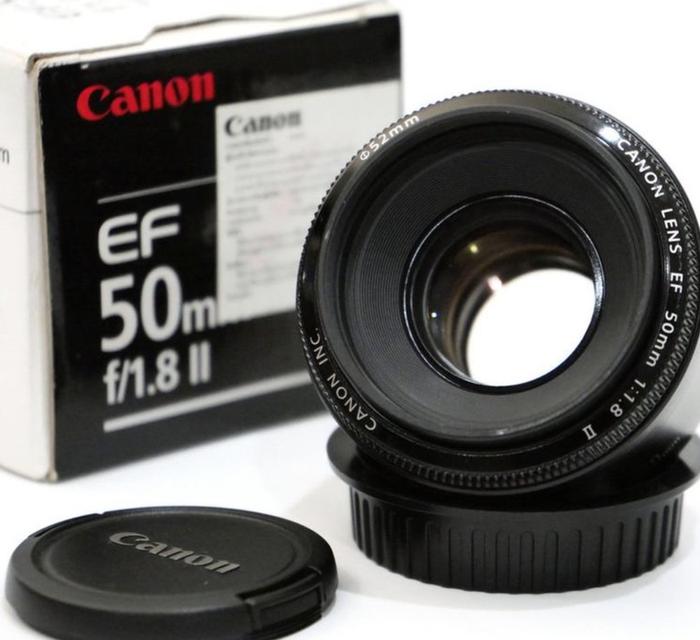 เลนส์ Canon EF 50mm F1.8 ii สภาพสวย ครบกล่อง 2