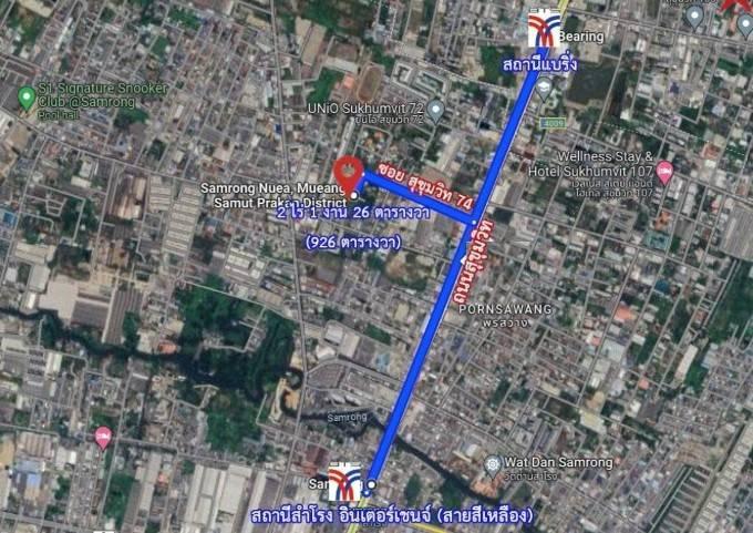 โอกาสนาทีทอง ที่ดินผืนใหญ่หน้ากว้าง 84 เมตร สุขุมวิท 74 6