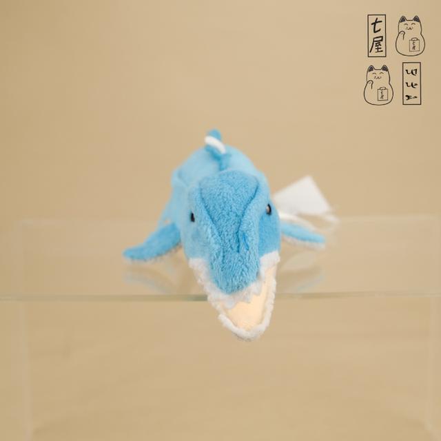 พวงกุญแจ ตุ๊กตา ไดโนเสาร์ โมซาซอรัส กิ้งก่าแห่งแม่น้ำโมซา 🦖 Mosasaurus・COLORATA・ป้ายผีเสื้อ・Dinosaur ~ Plush Mascot・Standard Keychain ~ 18 cm 🦕