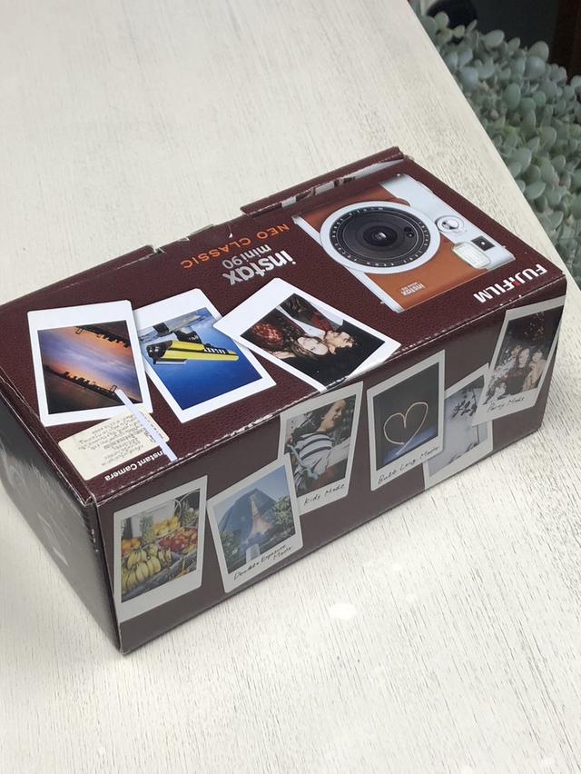 Fujifilm Instax Mini 90 Neo Classic Instant Film Camera Brown 2