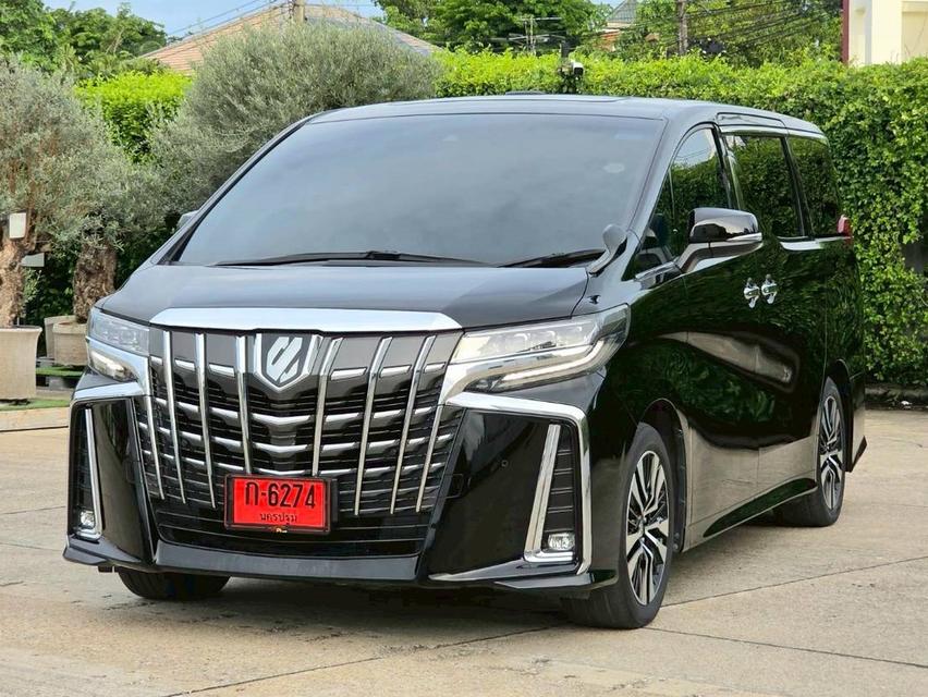 TOYOTA ALPHARD 2.5 SC Package ปี 2023 สีดำเงาฉ่ำ ไมล์ 38,xxx โล