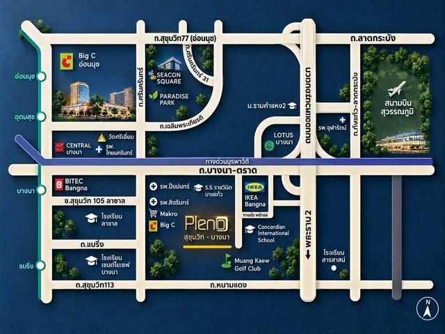 ให้เช่าทาวน์โฮม โครงการ พลีโน่ สุขุมวิท บางนา Pleno Sukhumvit-Bangna ทำเลศักยภาพ ติดเมกะบางนา พร้อมคลับเฮ้าส์หรู และสวนขนาดใหญ่ 10