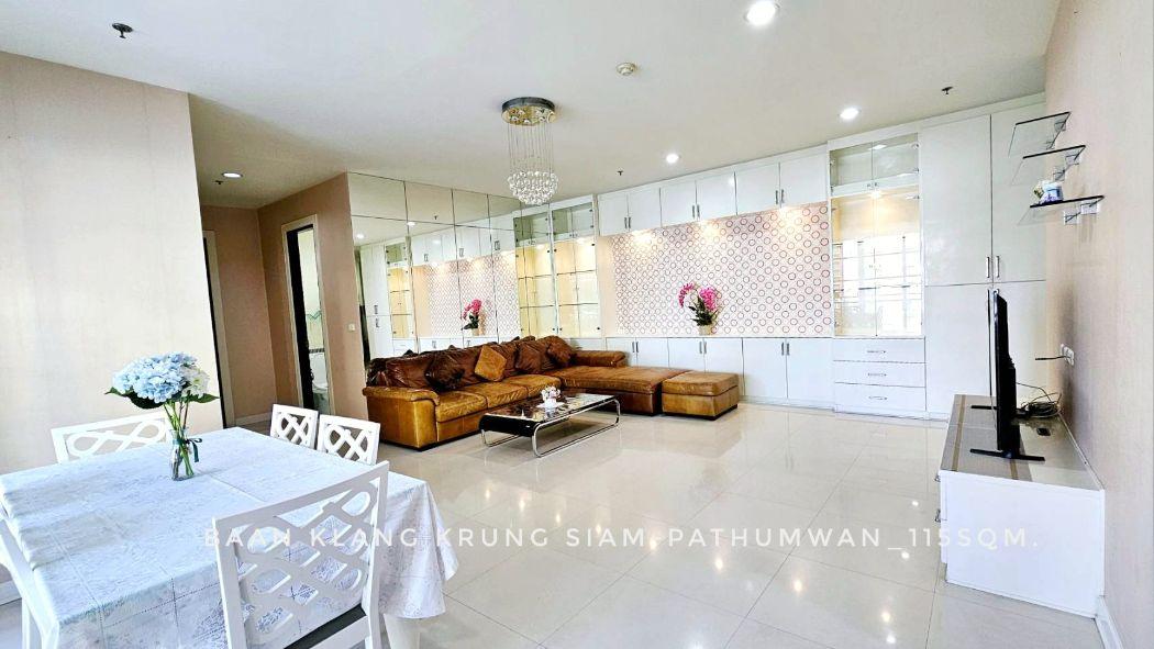 ให้เช่า คอนโด 3 bedrooms city view corner unit บ้านกลางกรุง สยาม-ปทุมวัน คอนโดมิเนียม 115 ตรม. near Siam Paragon CTW BTS 1