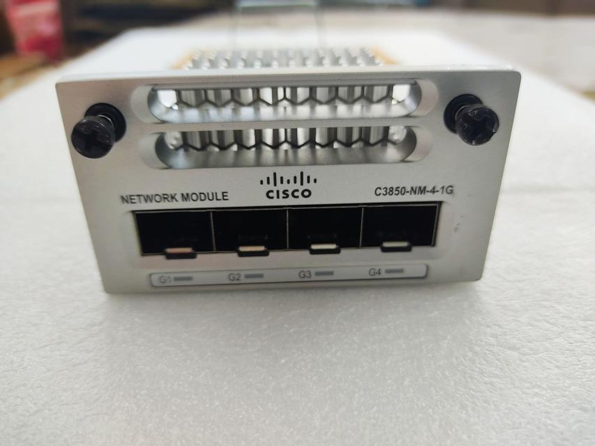 Cisco C3850-NM-4-1G มือสอง ทดสอบแล้ว ประกัน 1 ปี จากผู้ขาย 3